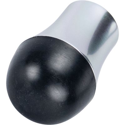 Aluminum Fighting Butt Cap, Silver