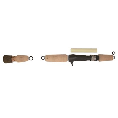  MNFT 1Set Cork Split Grip Rod Handle Kit Baitcast