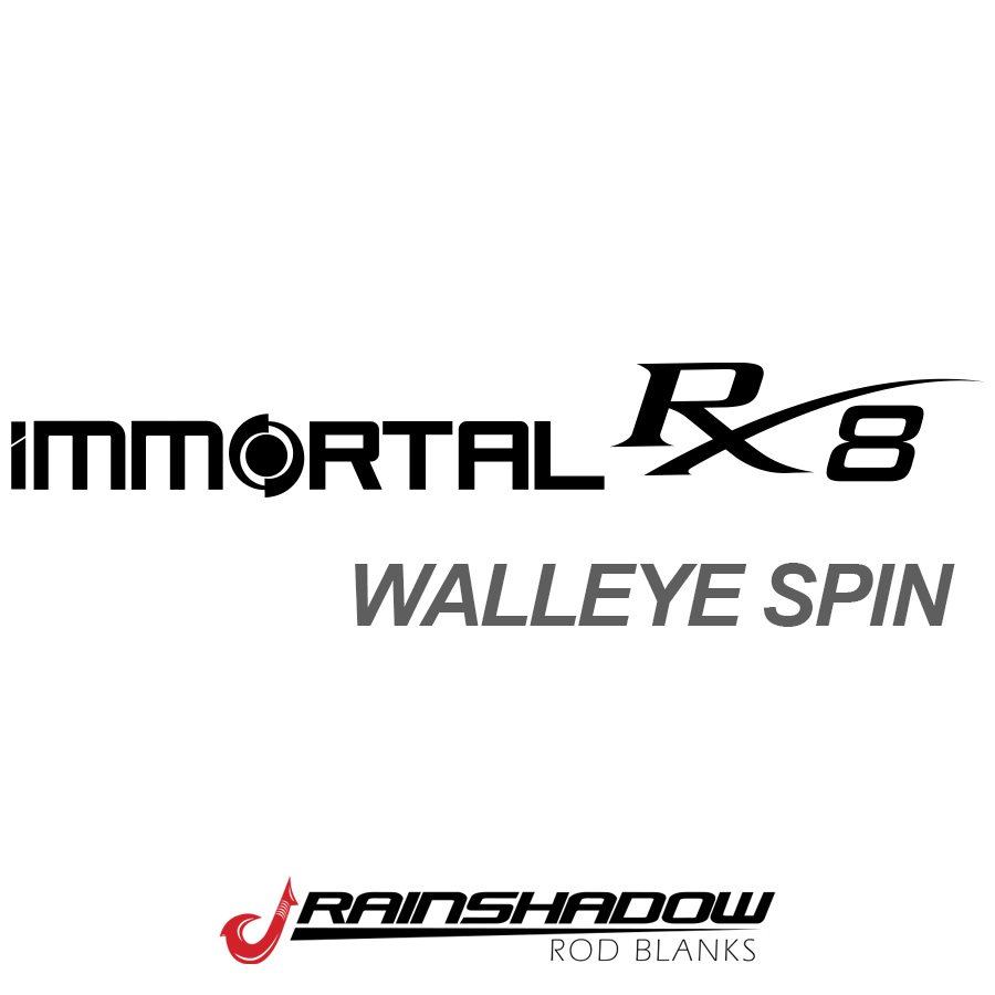 Rainshadow IMMS72M RX8 Graphite Spin Bass Rod Blank