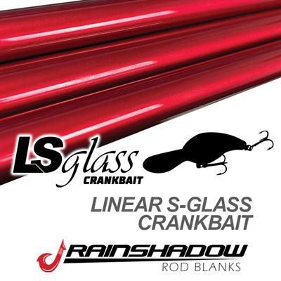 Revelation S-Glass Crankbait 6' 3 1pc Med-Hvy - Metallic Red