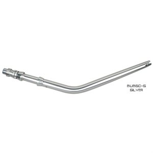 Alps Short Curved Trolling Butt Silver