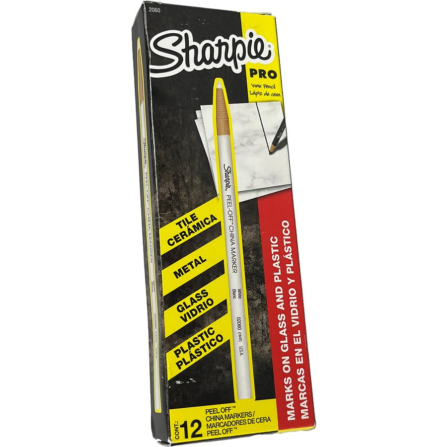 1 White China Marker