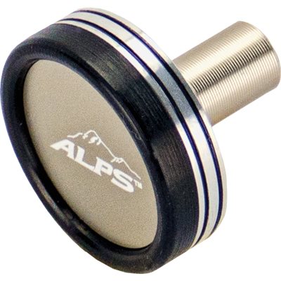 Butt Cap Alps Deluxe Size 27- Silver / Black