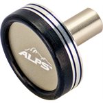 Butt Cap Alps Deluxe Size 27- Silver /  Black