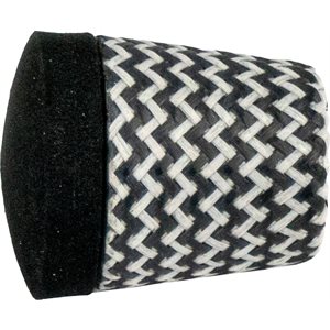 White- Forecast Carbon Grip Fighting Butt 1.375"