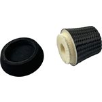 Forecast Carbon Grip Bell-Shaped Fighting Butt 1.60"