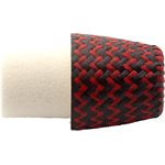 Red-Forecast Carbon Grip Fighting Butt 1.75"-375