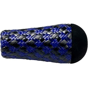 Forecast Dragonscale Carbon Fighting Butt 2.46" .375" bore w / cap Blue