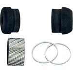 Fore Grip EVA 1.25" w / WTS band and Silver TR-250