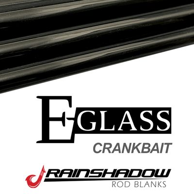 7' 1pc Med Glass Crank Bait Gloss Black