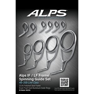 7'6"-6'6" Alps Polished Spinning guide Kit (IF / LF) / no top