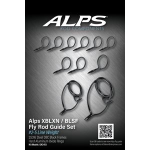 10'-8'6" 5wt-2wt Alps Black Light Guide Kit / no top