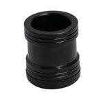 Aluminum Butt Cap 20mm - Black