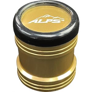 Aluminum Butt Cap 20mm - Gold