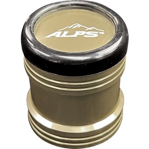 Aluminum Butt Cap 20mm - Pale Gold