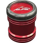 Aluminum Butt Cap 20mm - Red