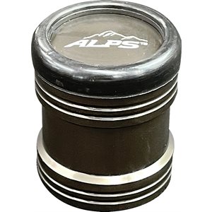 Aluminum Butt Cap 20mm - Titanium Chrome