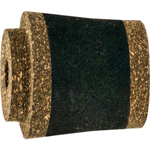 HE FG 0.875" length 0.188" bore black EVA (60%) w / CC