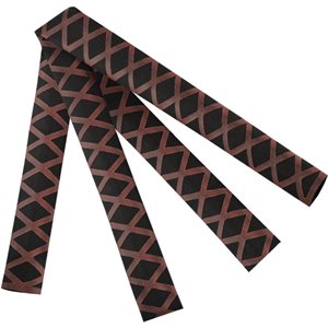 Heat Shrink X Pattern Black & Red