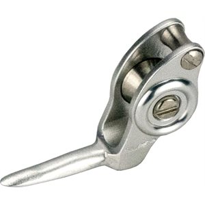 Roller Guide Mini 10-25 lb class Slvr Rllr, MS Plate - Matte Silver