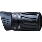 MVT16 Foregrip w / CWG insert / metal cage w / hood-Black / Silver Bands