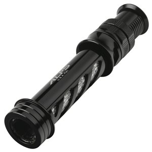 R / S recessed fly alum dbl nut w / TR Texalium Slvr Ins - Black