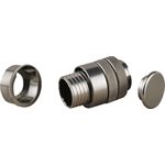#RA8L2 Alum Skeleton w / recessed hood & Dbl locking nuts TR&Cap - Shiney Gunsmoke