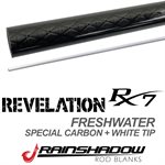 7' 2" 1 pc Rainshadow Revelation Cast Med 10-17lb Special Edition Carbon / Satin White