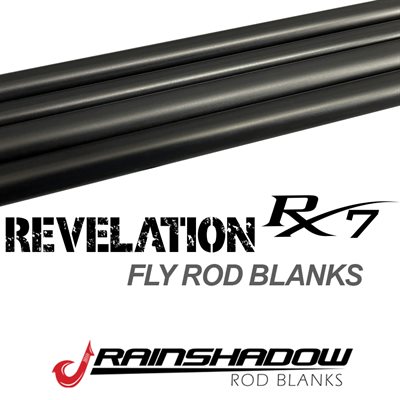 Blank Rev Fly 6' 6" 4 pc 2 wt - Satin Black