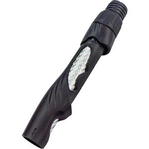 Rapid spin reel seat; Nylon graphite w / WTS Ins w / Nylon Nut
