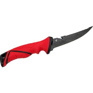 Team Rainshadow 5" bait knife with embroidered nylon sheath.