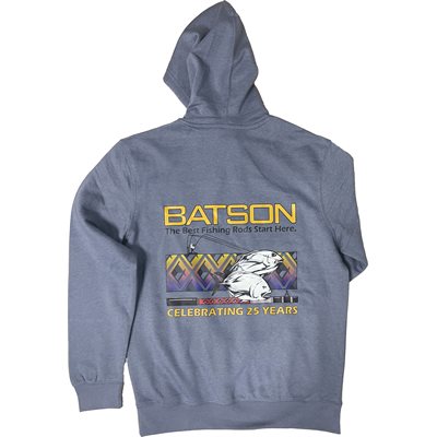 Batson 25th Anniversary Hoodie - Flint Blue Heather