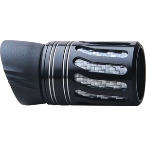 TX16 Foregrip w / WTS insert / metal cage w / hood - Black / Silver Bands